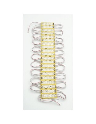 LED MODULE ΑΛΥΣΙΔΑ ΚΙΤΡΙΝΟ ΧΡΩΜΑ ΑΔΙΑΒΡΟΧΑ 12V 20ΤΜΧ AC-LI-0433