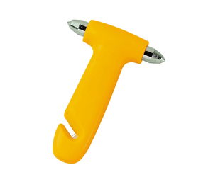 Lampa - Θραύστης Τζαμιού με Κοπτικό Ζώνης 2 σε 1 Emergency Escape Tool σε Κίτρινο Χρώμα - 1 Τεμ. (L4807.0)