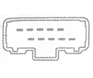 OPEL MOVANO 10>/VIVARO/MASTER/TRAFIC ΔΙΠΛΟΣ ΔΙΑΚΟΠΤΗΣ ΠΑΡΑΘΥΡΩΝ - 10 PIN (ORIG.93858398-8200108269)