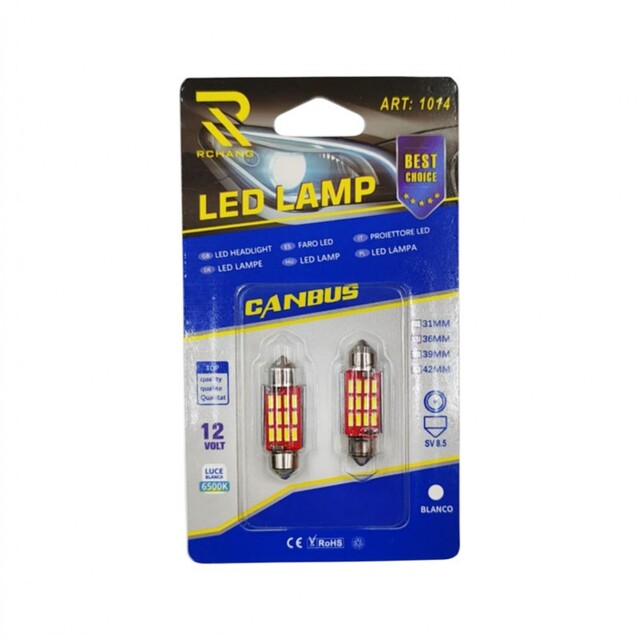 LED ΛΑΜΠΑ ΑΥΤΟΚΙΝΗΤΟΥ CANBUS 12V 36mm W08324-2-1