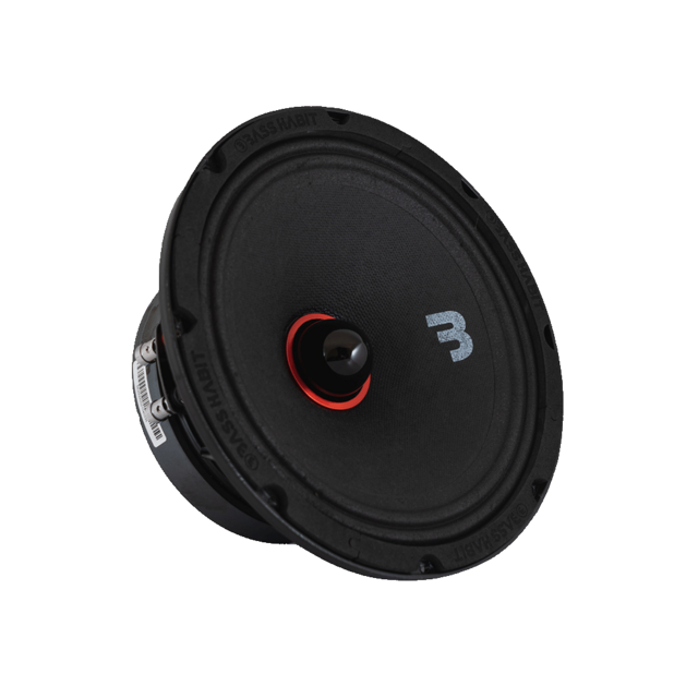 SE200M Ηχείο αυτοκινήτου midrange 8" 400W 4 ohms Bass Habit Τεμάχιο