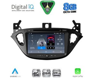 DIGITAL IQ BLM 721_CPA (8" DECK) MULTIMEDIA SYSTEM for OPEL ADAM – CORSA E mod. 2014-2021