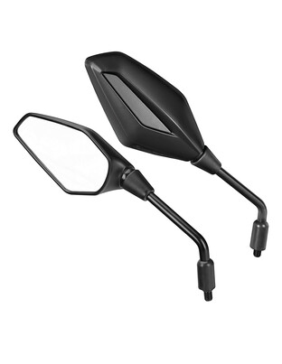 ΚΑΘΡΕΠΤΕΣ MOTO VINX M10x1,25 DX+SX ΣΕ ΜΑΥΡΟ ΧΡΩΜΑ LAMPA - 2 ΤΕΜ.