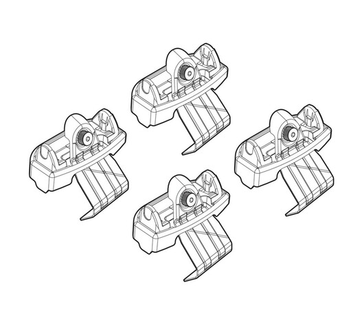 ΑΚΡΑ ΓΙΑ ΜΠΑΡΕΣ NORDRIVE ΓΙΑ VOLVO S90 4D 09/16+ KIT