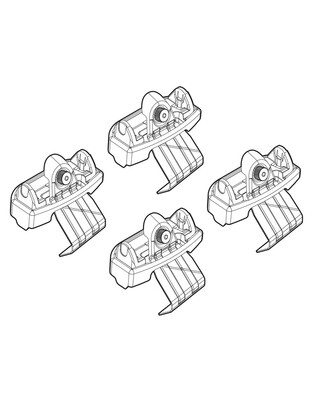 ΑΚΡΑ ΓΙΑ ΜΠΑΡΕΣ NORDRIVE ΓΙΑ VOLVO S90 4D 09/16+ KIT