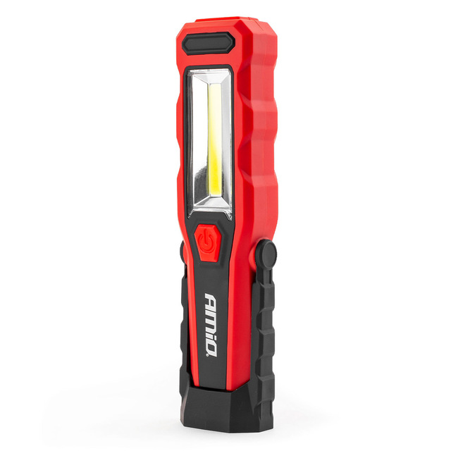 AMiO – Φακός εργασίας WT02 COB LED 150/300lm 3W με περιστροφή 180°, φωτίστε με απόλυτη ακρίβεια κάθε τυφλό σημείο του κινητήρα χάρη στη διπλή μαγνητική στήριξη – 1 Τεμ. (02171/AM)
