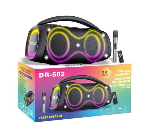 ΑΣΥΡΜΑΤΟ ΗΧΕΙΟ 5.5"x2 ΜΕ ΜΙΚΡΟΦΩΝΟ DR-502