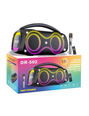 ΑΣΥΡΜΑΤΟ ΗΧΕΙΟ 5.5"x2 ΜΕ ΜΙΚΡΟΦΩΝΟ DR-502