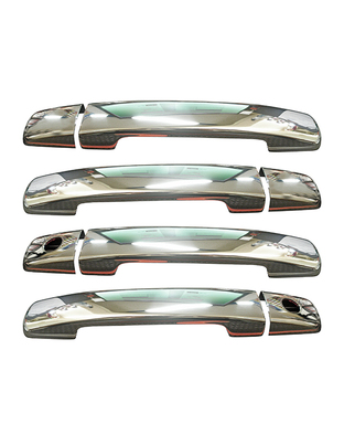 ΧΕΡΟΥΛΙΑ ΠΟΡΤΑΣ ΓΙΑ NISSAN NAVARA D40 06+  ΧΡΩΜΙΟ ΜΕΤΑΛΛΙΚΑ 4ΠΟΡΤΕΣ 4ΤΕΜ (ΔΙΠΛΗ ΤΡΥΠΑ)