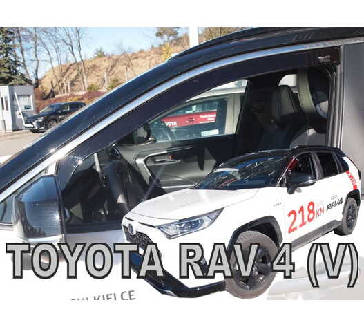 ΑΝΕΜΟΘΡΑΥΣΤΕΣ ΓΙΑ TOYOTA RAV4 V 5D 2019+ / SUZUKI ACROSS 5D 2020+ ΖΕΥΓΑΡΙ ΑΠΟ ΕΥΚΑΜΠΤΟ ΦΙΜΕ ΠΛΑΣΤΙΚΟ HEKO - 2 ΤΕΜ.
