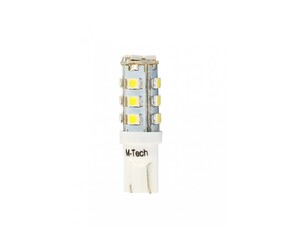 T10 W5W 12V W2,1x9,5d LED 16xSMD3528 ΛΕΥΚΟ (ΚΑΡΦΩΤΟ ΑΚΑΛΥΚΟ) BLISTER 2ΤΕΜ. M-TECH