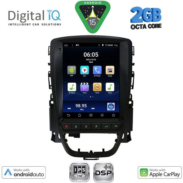 DIGITAL IQ BXF 5972_CPAA TESLA STYLE  for OPEL ASTRA J  2011-2016