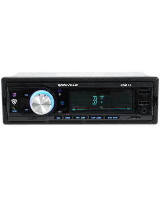 RADIO USB/SD/AUX/BLUETOOTH A2DP ΜΕ ΜΠΛΕ ΦΩΤΙΣΜΟ & REMOTE CONTROL RDM18 ROCKVILLE