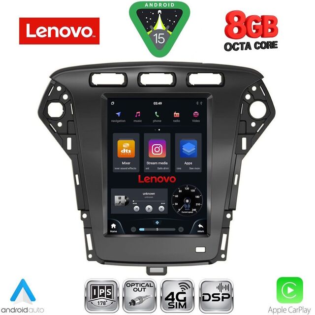 LENOVO SSW 10958_CPA TESLA STYLE for FORD MONDEO mod. 2010-2013