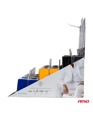 Amio – Χαρτινό Ράφι Display με 18 Αρωματικά Αυτοκινήτου VINOVE για Φρεσκάδα & Καθημερινή Χρήση – Σετ 18 Τεμ. (V0000/AM)