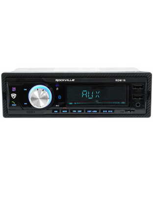 RADIO USB/SD/AUX/BLUETOOTH A2DP ΜΕ ΜΠΛΕ ΦΩΤΙΣΜΟ & REMOTE CONTROL RDM18 ROCKVILLE