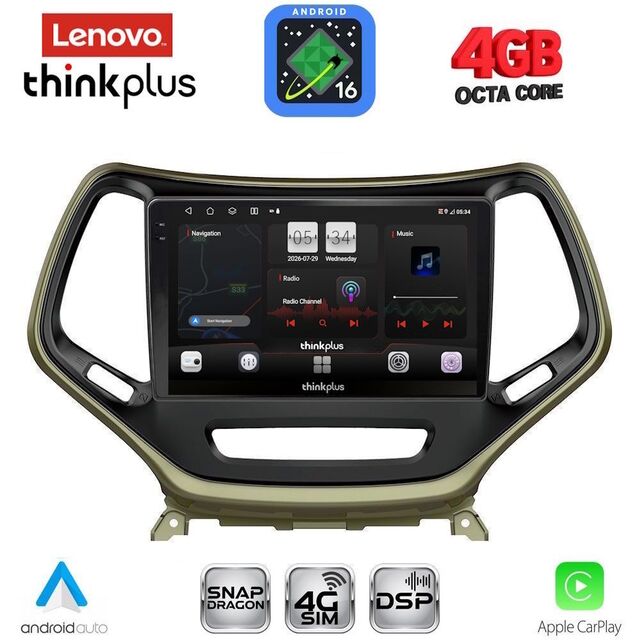LENOVO LTG 7273_CPA (10inc) MULTIMEDIA TABLET for JEEP mod. 2014-2026