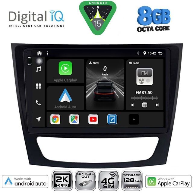 DIGITAL IQ BXK 20408_CPAA (9inc) MULTIMEDIA TABLET for MERCEDES E (W211) – CLS (W219) mod. 2003-2009