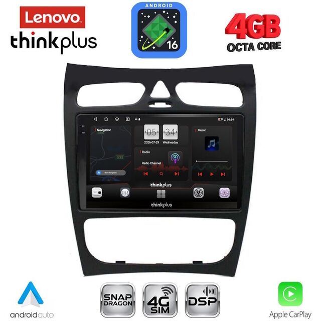 LENOVO LTG 7406_CPA (9inc) MULTIMEDIA TABLET for MERCEDES CLK (W209) mod. 2000-2004