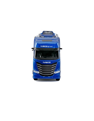 Lampa - Μινιατούρα νταλίκα Iveco S-Way με καρότσα αυτοκινήτων & Audi RS E-Tron 1:43 Burago - 1 τεμ. (L.BU31475)