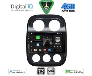 DIGITAL IQ BXF 17277_CPAA (10inc) MULTIMEDIA TABLET for JEEP COMPASS - PATRIOT mod. 2007-2016