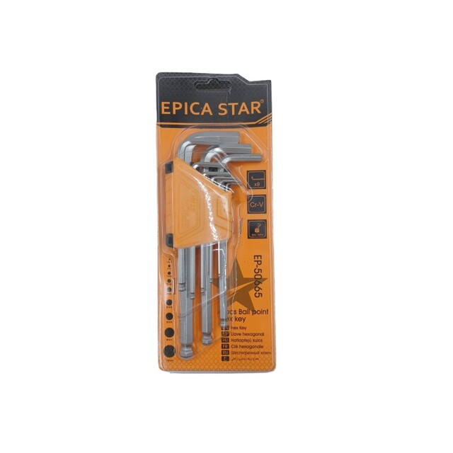ΚΛΕΙΔΙΑ TORX ΣΕΤ 9ΤΜΧ EPICA STAR EP-50665