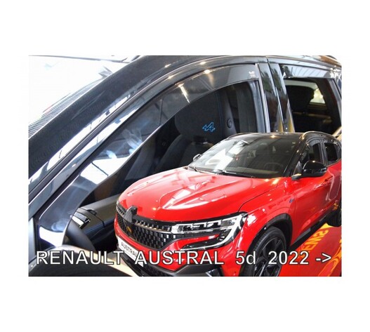 ΑΝΕΜΟΘΡΑΥΣΤΕΣ ΓΙΑ RENAULT AUSTRAL 5D 2022+  ?ΖΕΥΓΑΡΙ ΑΠΟ ΕΥΚΑΜΠΤΟ ΦΙΜΕ ΠΛΑΣΤΙΚΟ HEKO - 2 ΤΕΜ.