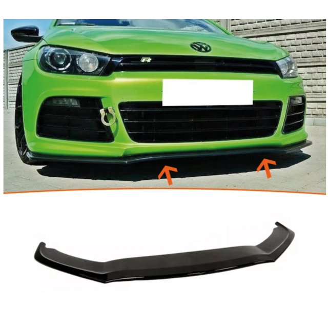 Lip spoiler μαύρο πλαστικό γυαλιστερό - Vw Scirocco R