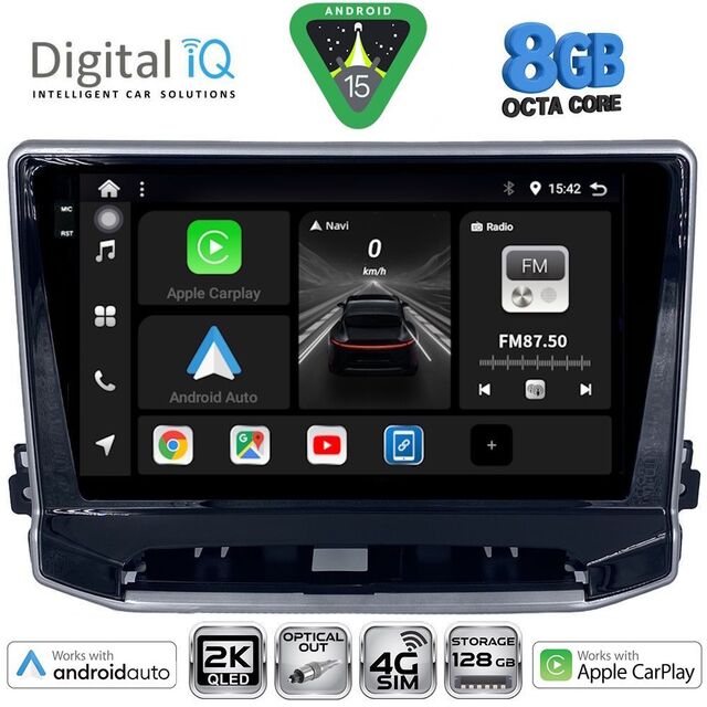 DIGITAL IQ BXK 20279_CPAA (10inc) MULTIMEDIA TABLET for JEEP COMPASS mod. 2022-2026