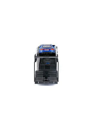 Lampa - Μινιατούρα νταλίκα Iveco S-Way με καρότσα αυτοκινήτων & Audi RS E-Tron 1:43 Burago - 1 τεμ. (L.BU31475)