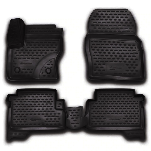 ΠΑΤΑΚΙΑ ΣΕ ΣΚΑΦΗ TPE ΛΑΣΤΙΧΟ ΓΙΑ FORD KUGA 5D 2013-2019  ΣΕ ΜΑΥΡΟ ΧΡΩΜΑ NOVLINE - 4 ΤΕΜ.