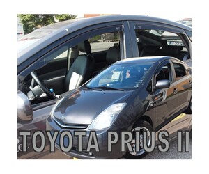 ΑΝΕΜΟΘΡΑΥΣΤΕΣ ΓΙΑ TOYOTA PRIUS 2003-2009 ΣΕΤ ΑΥΤΟΚΙΝΗΤΟΥ ΑΠΟ ΕΥΚΑΜΠΤΟ ΦΙΜΕ ΠΛΑΣΤΙΚΟ HEKO - 4 ΤΕΜ.