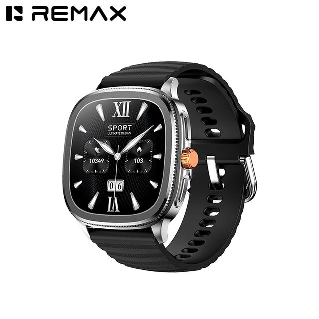 REMAX WATCH 33 (GREY) SQUARE AMOLED DISPLAY SMARTWATCH