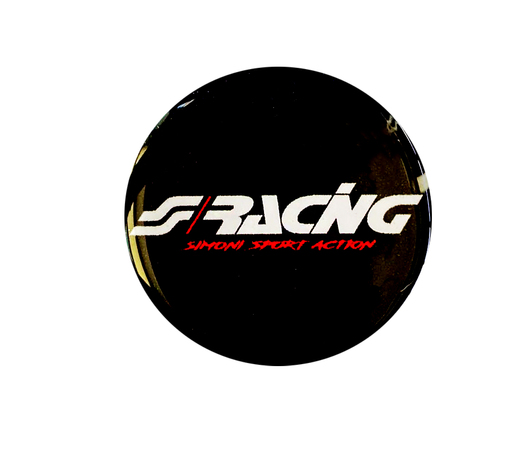 SIMONI RACING ΑΥΤΟΚΟΛΛΗΤΑ ΖΑΝΤΩΝ 6,7 cm ΛΕΥΚΟ/ΚΟΚΚΙΝΟ/ΜΑΥΡΟ ΣΜΑΛΤΟΥ - 4 ΤΕΜ.
