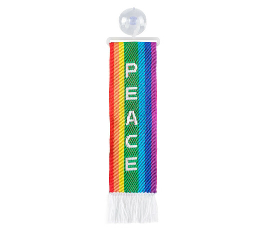 ΚΑΣΚΟΛ ΜΙΝΙ ΜΕ ΒΕΝΤΟΥΖΑ (PEACE) ΕΓΧΡΩΜΟ MINI SCIARPA