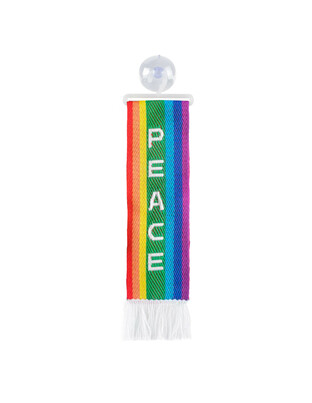 ΚΑΣΚΟΛ ΜΙΝΙ ΜΕ ΒΕΝΤΟΥΖΑ (PEACE) ΕΓΧΡΩΜΟ MINI SCIARPA
