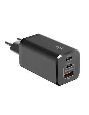 ΦΟΡΤΙΣΤΗΣ ΜΕ ΟΙΚΙΑΚΗ ΠΡΙΖΑ HOME ROCKET 65W 100/230V 65W ΜΕ 3 ΘΥΡΕΣ USB (USB-A+USB-Cx2) QUICK CHARGE LAMPA - 1 ΤΕΜ.