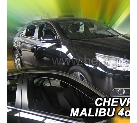 ΑΝΕΜΟΘΡΑΥΣΤΕΣ ΓΙΑ CHEVROLET MALIBU 4D 2012-2016 ΖΕΥΓΑΡΙ ΑΠΟ ΕΥΚΑΜΠΤΟ ΦΙΜΕ ΠΛΑΣΤΙΚΟ HEKO - 2 ΤΕΜ.