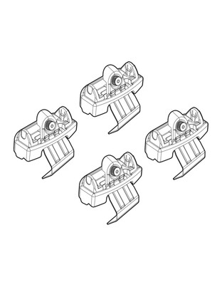 ΑΚΡΑ ΓΙΑ ΜΠΑΡΕΣ NORDRIVE ΓΙΑ VOLVO S60 4D 04/19+ KIT