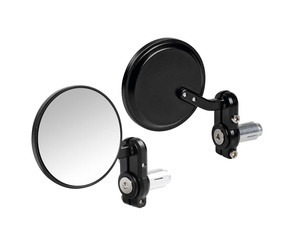 ΚΑΘΡΕΠΤΕΣ ΣΕ ΘΕΣΗ ΑΝΤΙΒΑΡΟΥ ΜΟΤΟ DERNIER 80mm 13-18mm ΜΑΥΡΟΙ -2 ΤΕΜ.