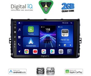 DIGITAL IQ BXC 3758_CPAA (9inc) MULTIMEDIA TABLET for VW POLO – TROC – TCROSS - TAIGO mod. 2017-2026