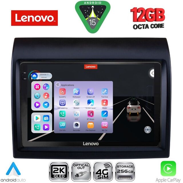 LENOVO SSZ 12141_CPA (9inc) MULTIMEDIA TABLET for FIAT DUCATO – CITROEN JUMPER – PEUGEOT BOXER mod. 2011-2021