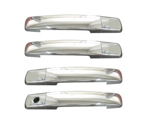 ΧΕΡΟΥΛΙΑ ΠΟΡΤΑΣ ΓΙΑ NISSAN QASHQAI 07-10  ΧΡΩΜΙΟ ΜΕΤΑΛΛΙΚΑ 4ΠΟΡΤΕΣ 4ΤΕΜ