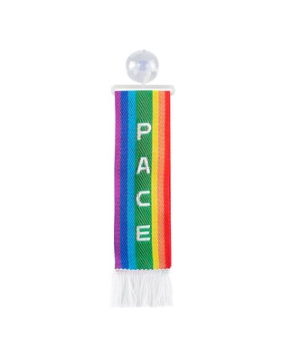 ΚΑΣΚΟΛ ΜΙΝΙ ΜΕ ΒΕΝΤΟΥΖΑ (PEACE) ΕΓΧΡΩΜΟ MINI SCIARPA