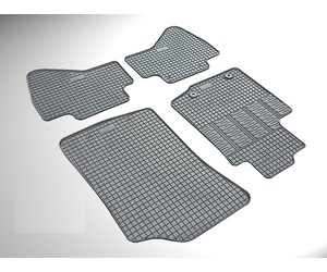 Cik - ΠΑΤΑΚΙΑ ΑΥΤΟΚΙΝΗΤΟΥ ΑΠΟ ΛΑΣΤΙΧΟ ΓΙΑ PEUGEOT 108 2014-2021 / CITROEN C1 2014-2021 ΣΕ ΜΑΥΡΟ ΧΡΩΜΑ ΜΕ ΚΟΥΜΠΩΜΑΤΑ - 4 ΤΕΜ. (RM.PE.0004/CK)