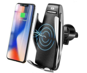 Βάση Κινητού Αυτοκινήτου S5 Sensor με Ρυθμιζόμενα Άγκιστρα και Ασύρματη Φόρτιση
