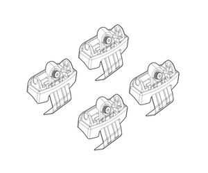 ΑΚΡΑ ΓΙΑ ΜΠΑΡΕΣ NORDRIVE ΓΙΑ SKODA SCALA 5D 06/19+ KIT