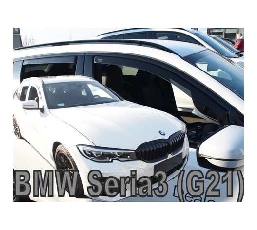 ΑΝΕΜΟΘΡΑΥΣΤΕΣ ΓΙΑ BMW 3 G21 5D 2019+ SW  ΣΕΤ ΑΥΤΟΚΙΝΗΤΟΥ ΑΠΟ ΕΥΚΑΜΠΤΟ ΦΙΜΕ ΠΛΑΣΤΙΚΟ HEKO - 4 ΤΕΜ.