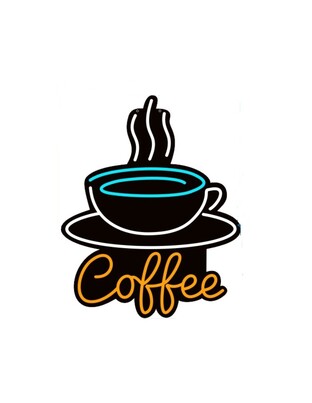 ΦΩΤΕΙΝΗ ΕΠΙΓΡΑΦΗ NEON "COFFEE" 45x35cm FL-03128