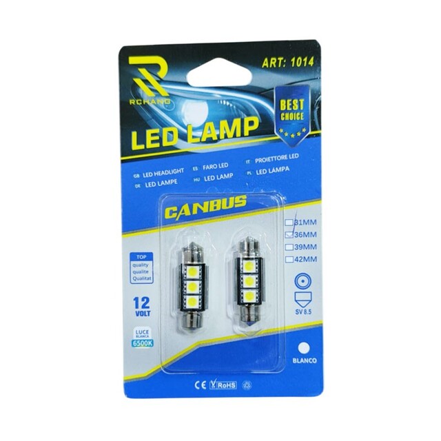 LED CANBUS ΛΑΜΠΕΣ ΑΥΤΟΚΙΝΗΤΟΥ 12V 42MM XM0046-3